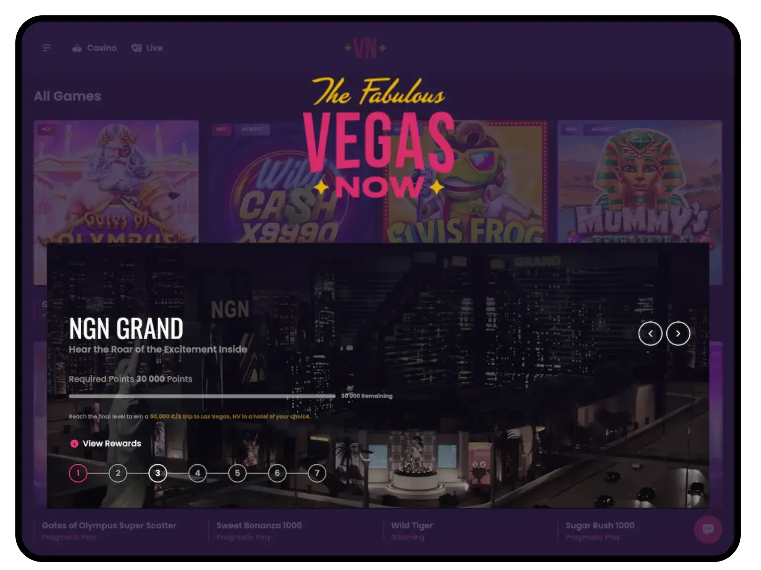 Vegas Now Casino Vip
